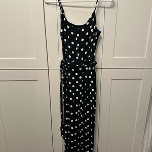 J. Crew Black and White Polka Dot Jumpsuit - Size 4